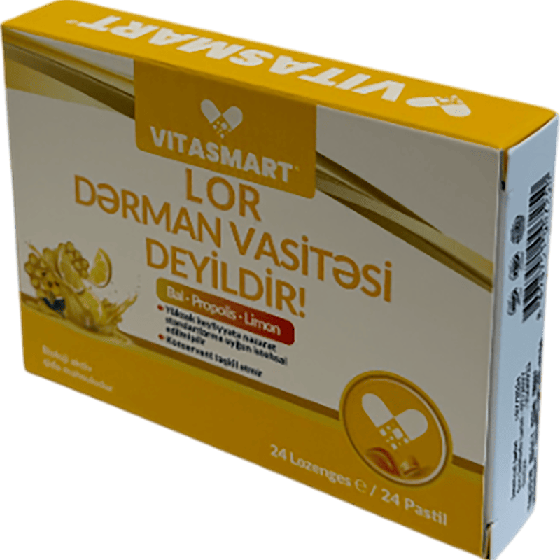 Vitasmart Lor bal-propolis-limon 24 əd thumbnail