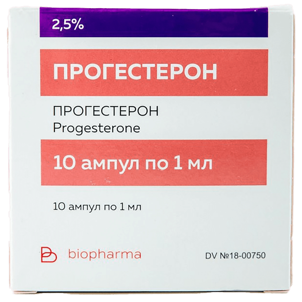 Progesteron 2,5% 1 ml 10 əd. thumbnail