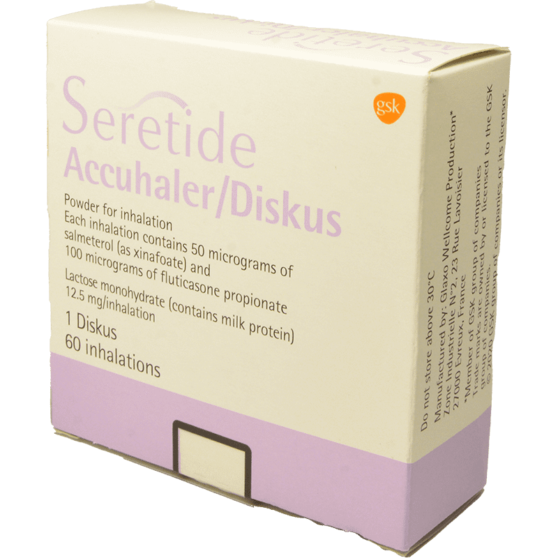 Seretide rotadisk 50/100 mkg. 60 doz. thumbnail