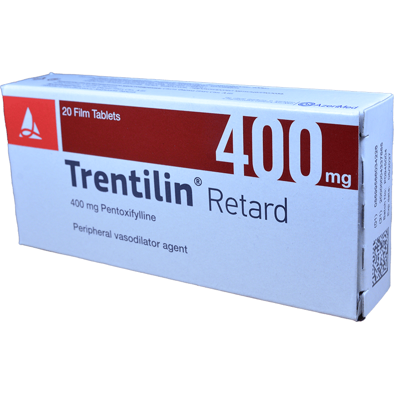 Trentilin retard 400 mg. 20 əd. thumbnail