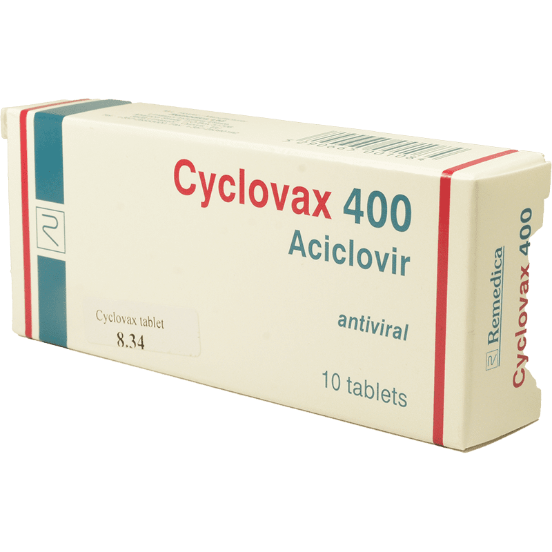 Cyclovax 400 mg. 10 əd. thumbnail