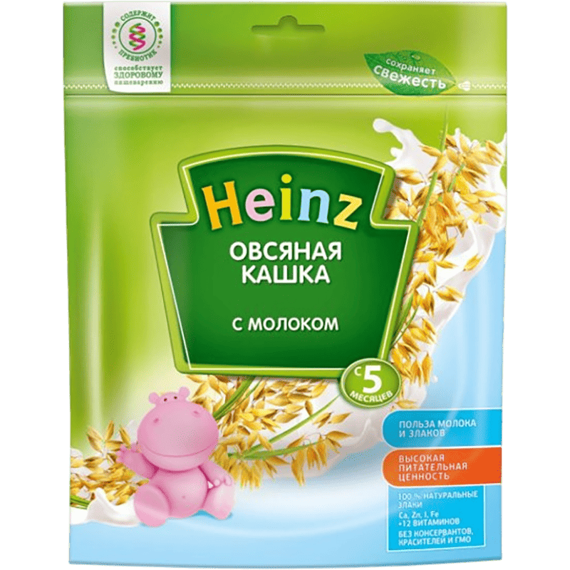Uşaq qidası Heinz südlü yulaflı sıyıq 180 q thumbnail