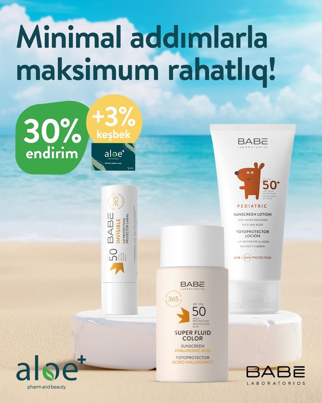 🌞 BABE ilə yay boyu dəri rahatlığı!