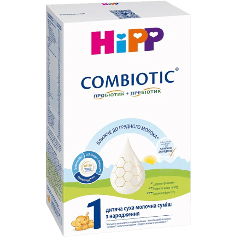 Uşaq qidası Hipp-1 Combiotik organic südlü qarışıq 300 q thumbnail