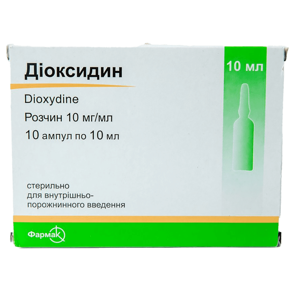 Dioxydine 1% 10 ml 10 əd. thumbnail