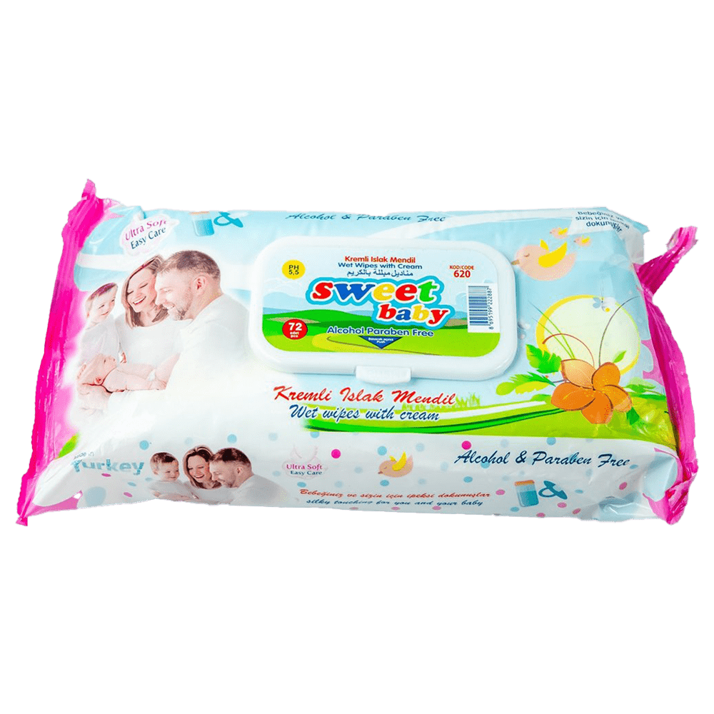 Sweet baby Nəm salfet 72  ədədli thumbnail
