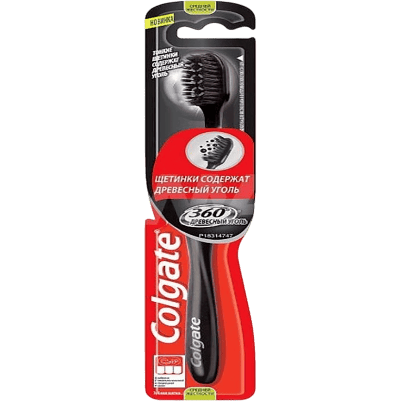Diş fırçası Colgate 360 kaolin kömür thumbnail