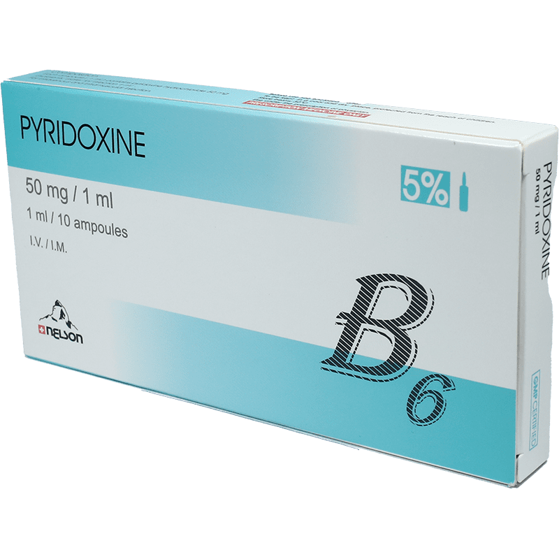 Vitamin B6 5% 1 ml 10 əd. thumbnail