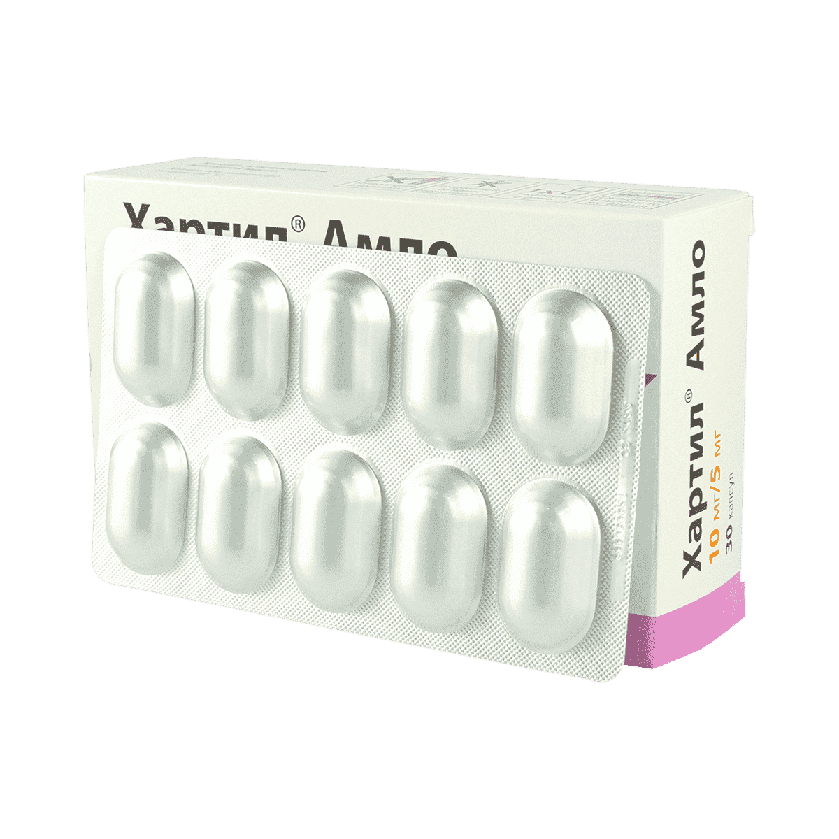 Hartil amlo 10 mg./5 mg. 30 əd. thumbnail