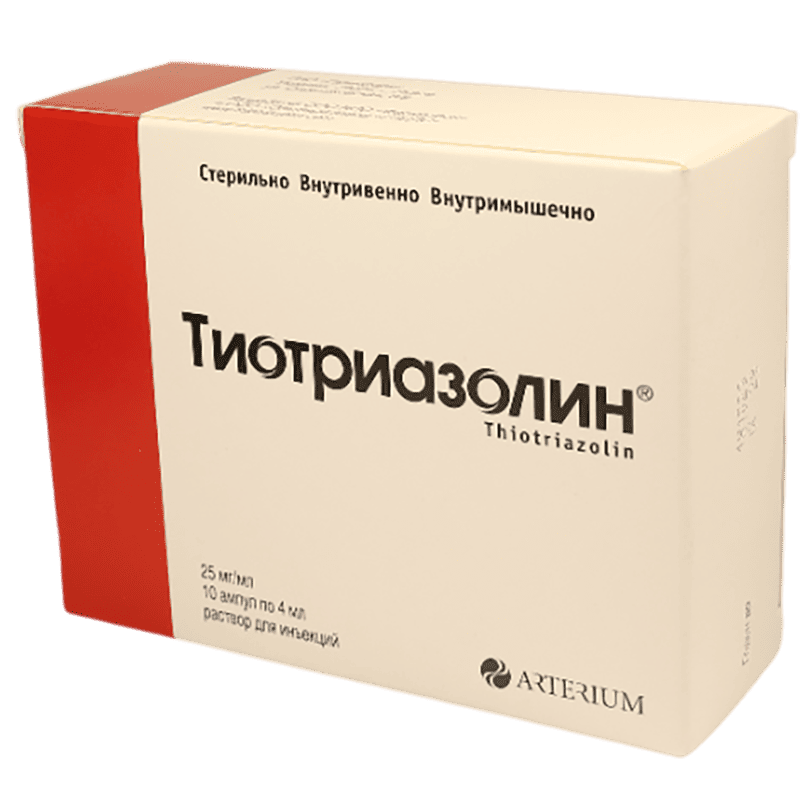 Tiotriazolin 2,5% 4 ml 10 əd thumbnail