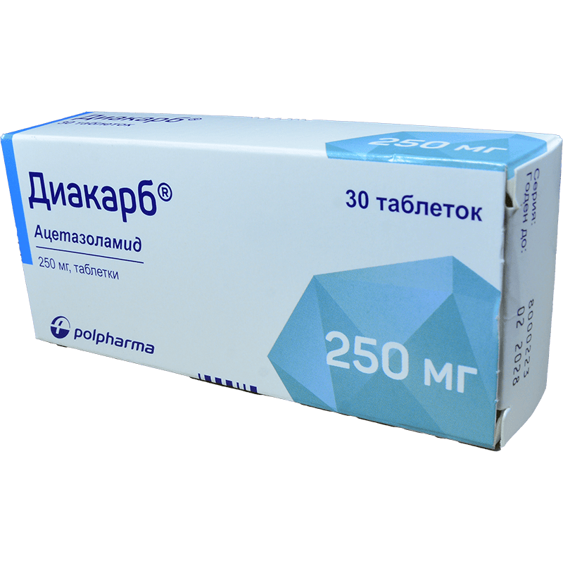 Диакарб 250 mg 30 шт.  thumbnail