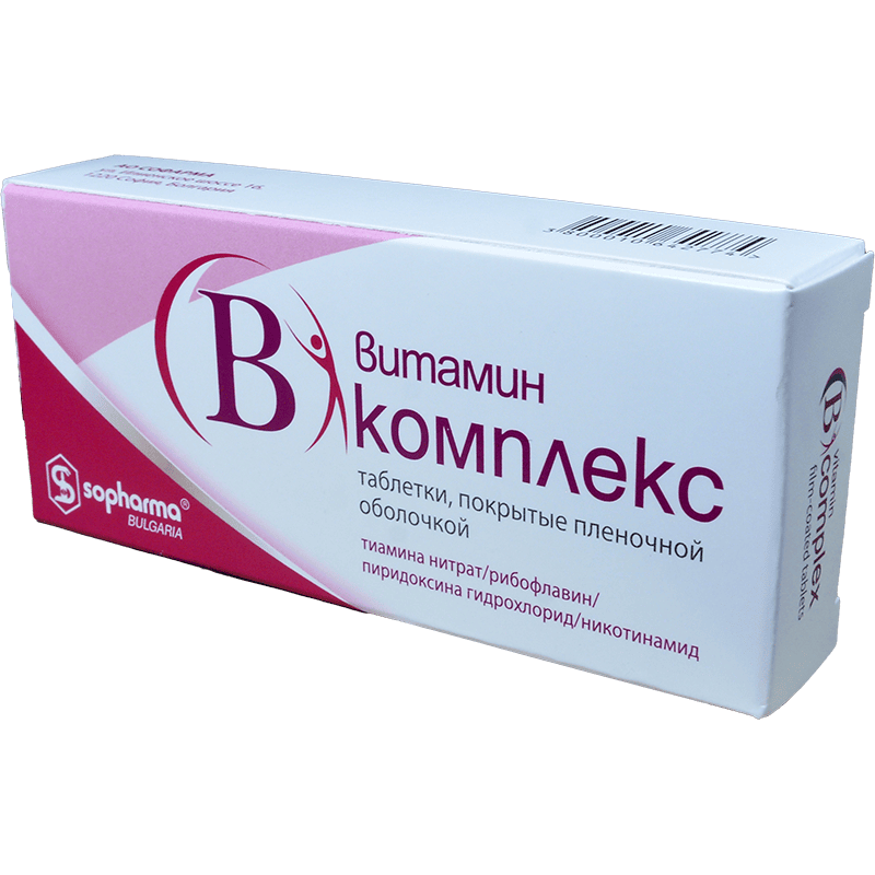 Vit, B kompleksi 20 əd. thumbnail