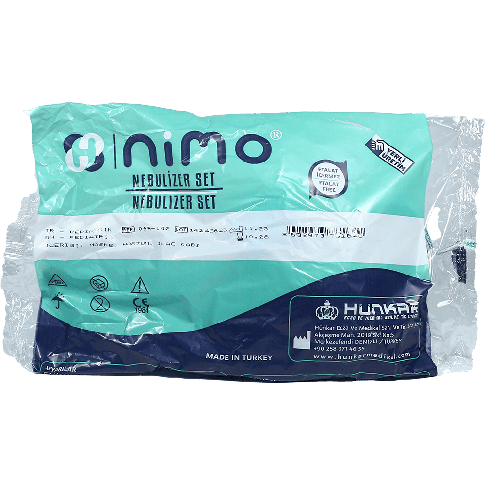 Nebulizer üçün maska pediatrik thumbnail