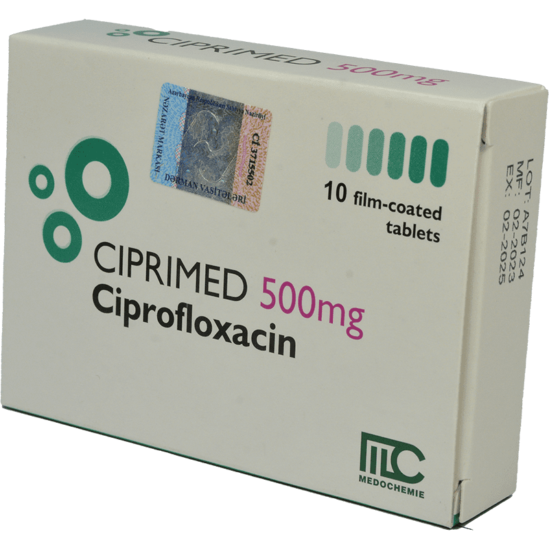 Ciprimed 500 mg. 10 əd. thumbnail
