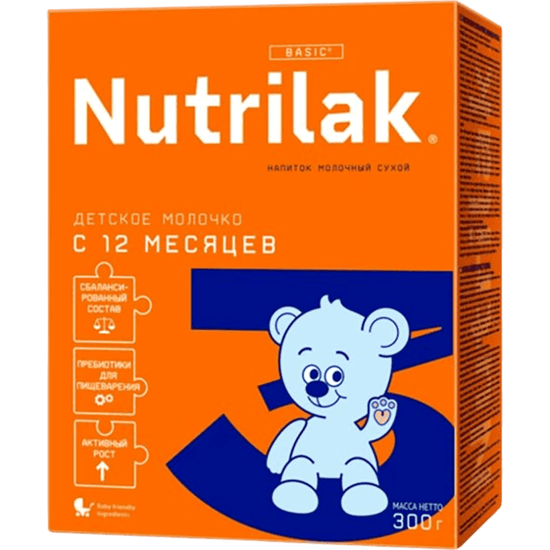 Uşaq qidası Nutrilac-3, 300 q thumbnail