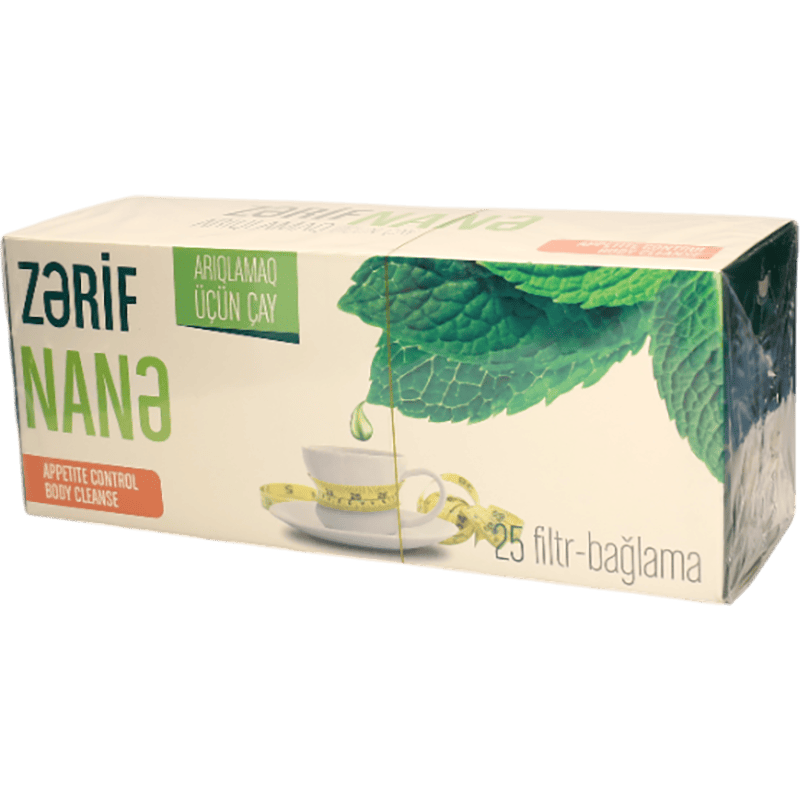 Çay Zarif arıqlamaq üçün nanə 25 əd thumbnail