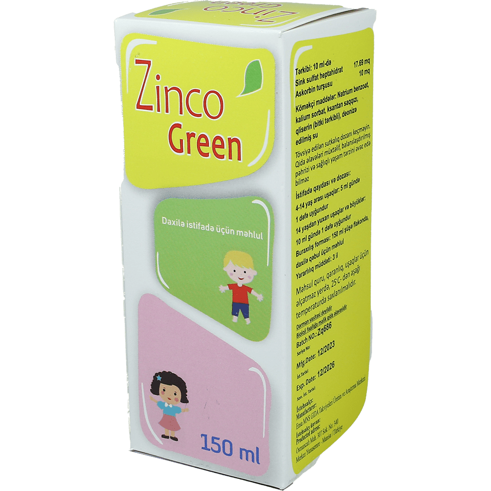 Zinko Green 150 ml thumbnail