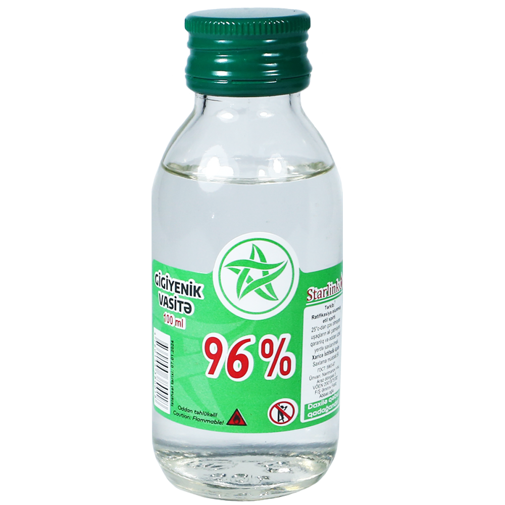 Tibbi spirt 96% 100 ml thumbnail