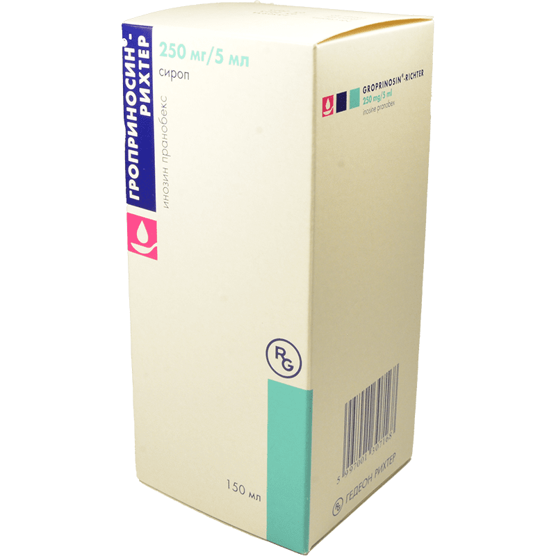 Groprinosin 250 mg./5 ml. 150 ml. thumbnail