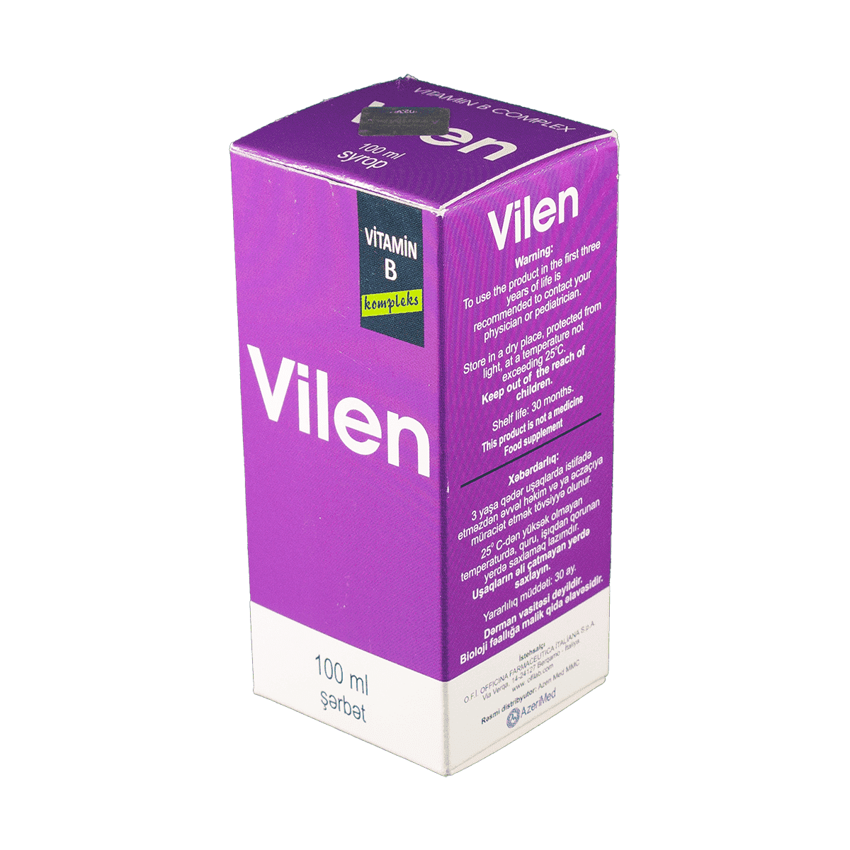 Vilen-B vitamin kompleksi 100 ml thumbnail