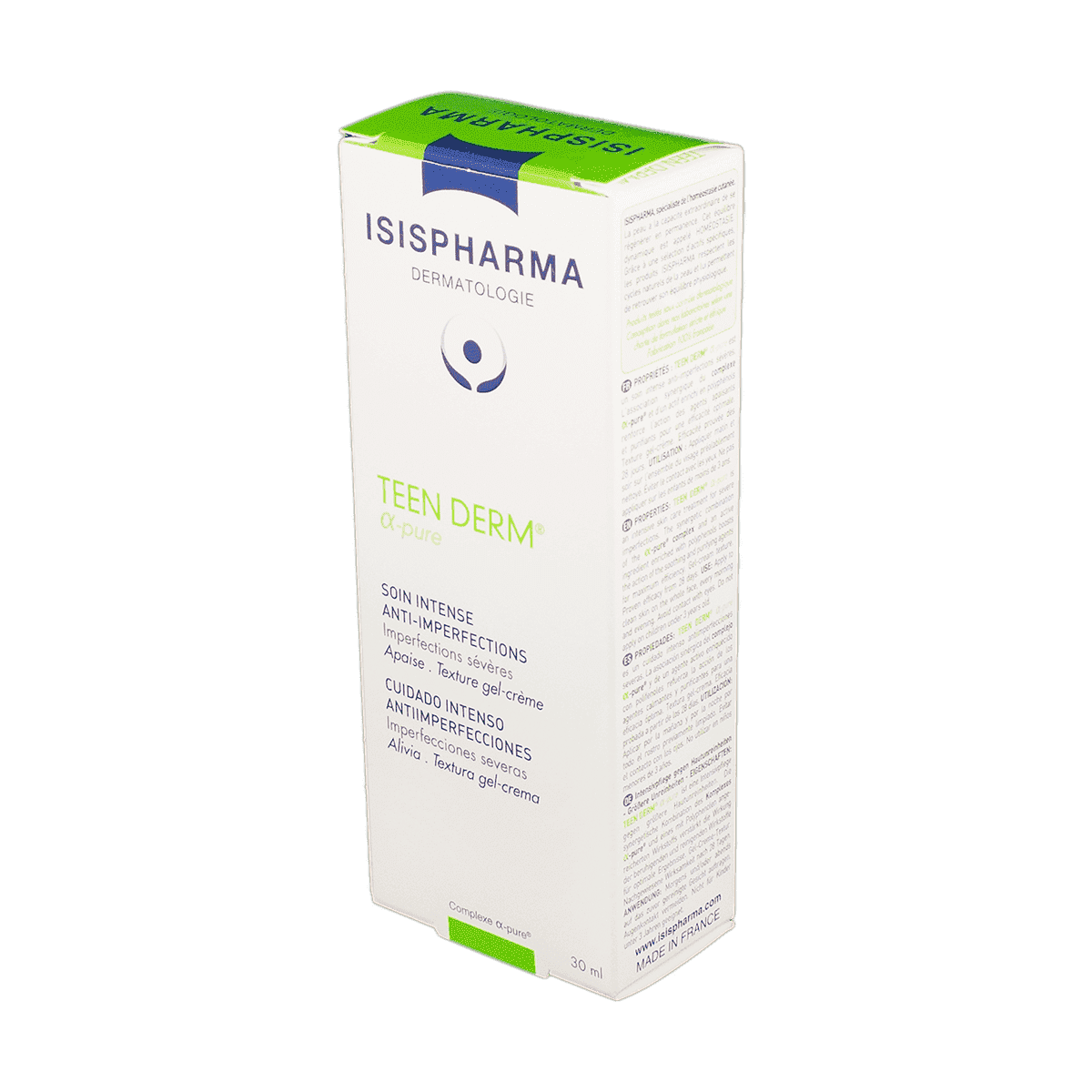 Isis Pharma Krem-gel Teen Derm Alpha Pure problemli dəri üçün intensiv baxım, 30ml thumbnail