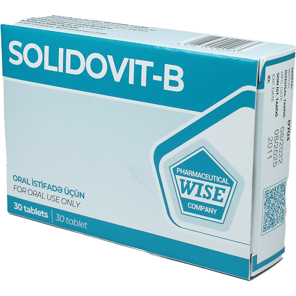 Solidovit-B 30 əd. thumbnail