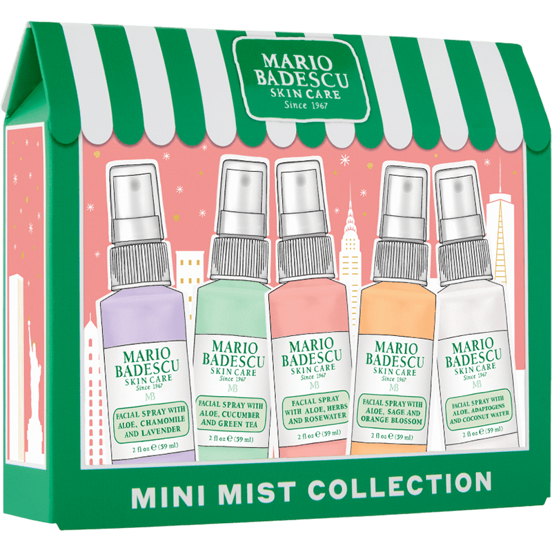 Mario Badescu Bayram mini Mist kolleksiyası 2024 beş üz spreyi dəsti 59 ml x 5 thumbnail