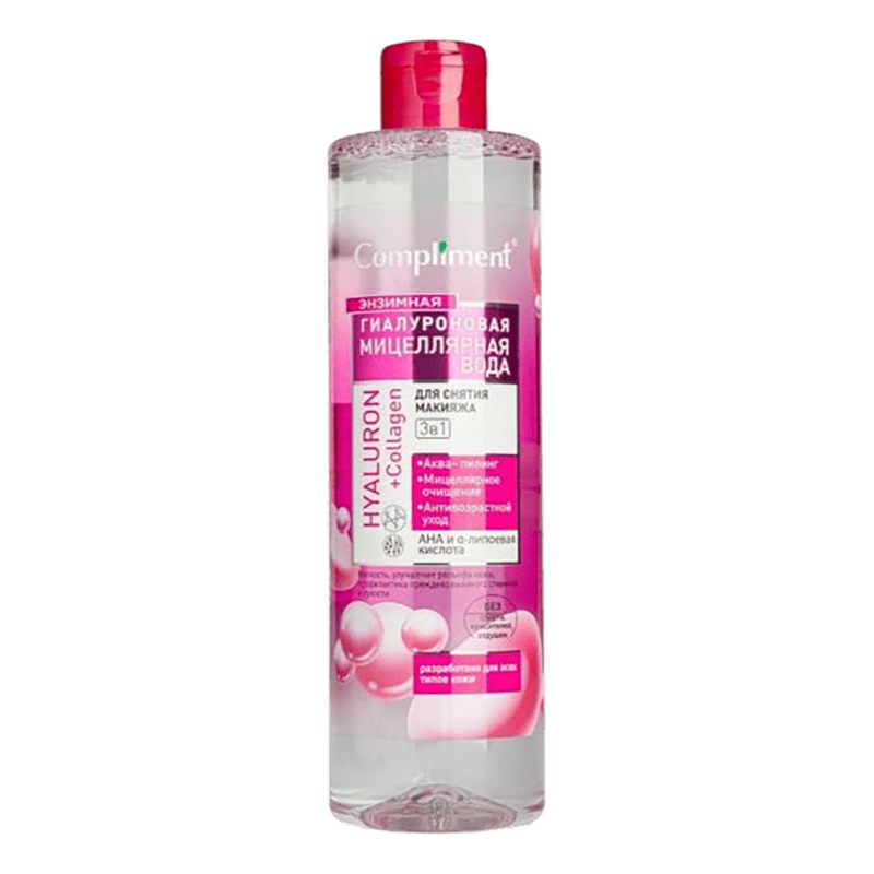 Makiyajı təmizləmək üçün enzim hialuron miselyar suyu 500 ml thumbnail