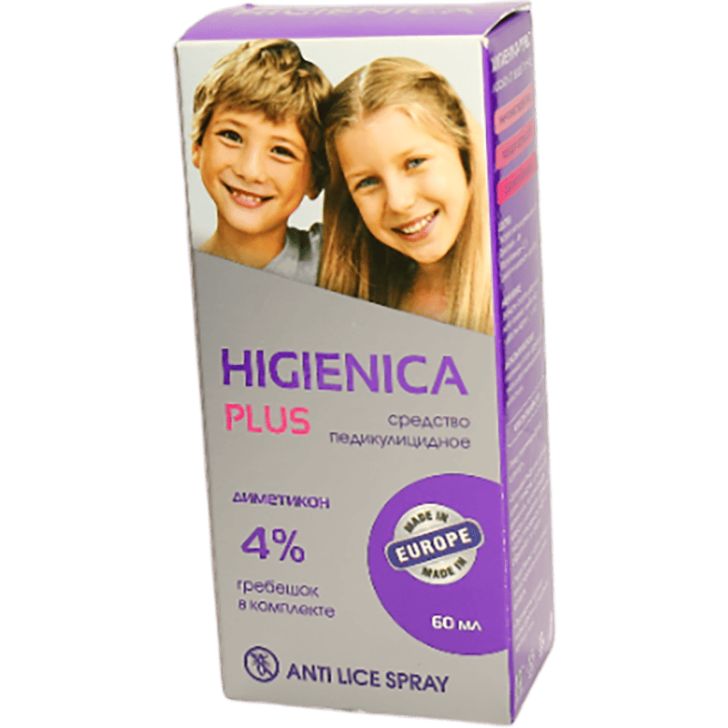 Higienica plus losyon bitlərə və nitlərə qarşı 60 ml thumbnail