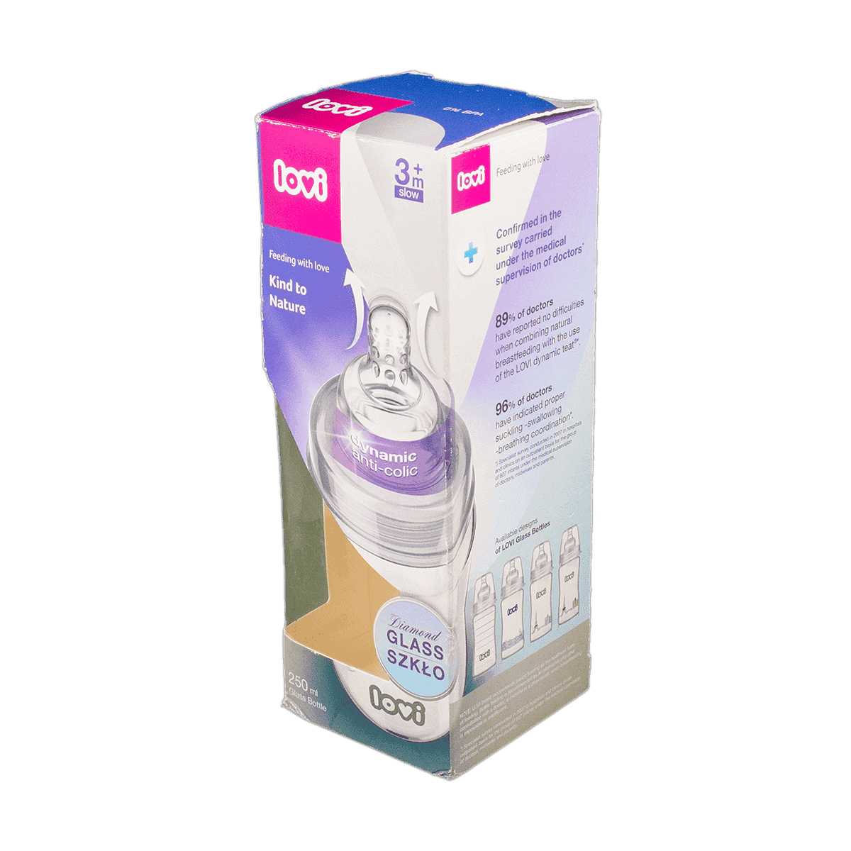 Şüşə butulka Lovi 250 ml thumbnail