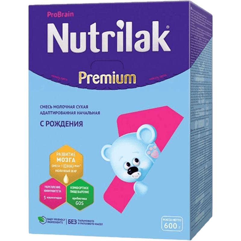 Uşaq qidası Nutrilac-premium prebiotik, 600 q thumbnail