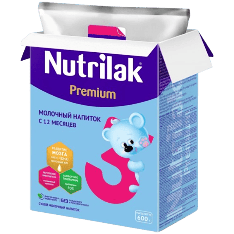 Uşaq qidası Nutrilac-premium prebiotik, 600 q thumbnail