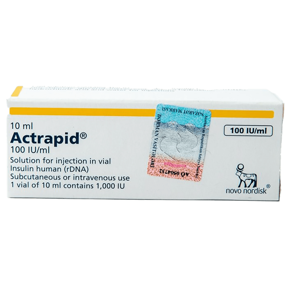 Actrapid NM insulin 100 IU 10 ml 1 əd. thumbnail