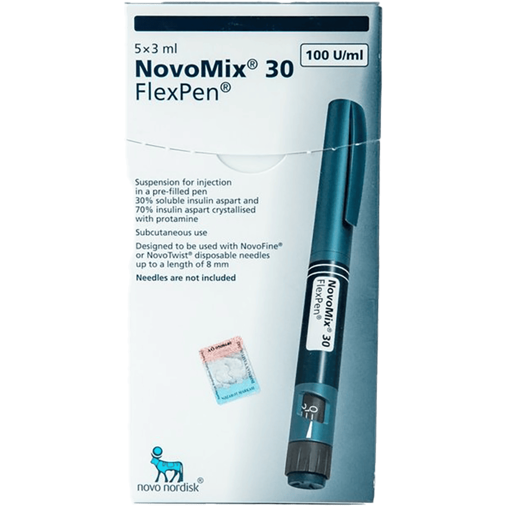 İnsulin Novomix flexpen 100ed 3 ml 5 əd. thumbnail