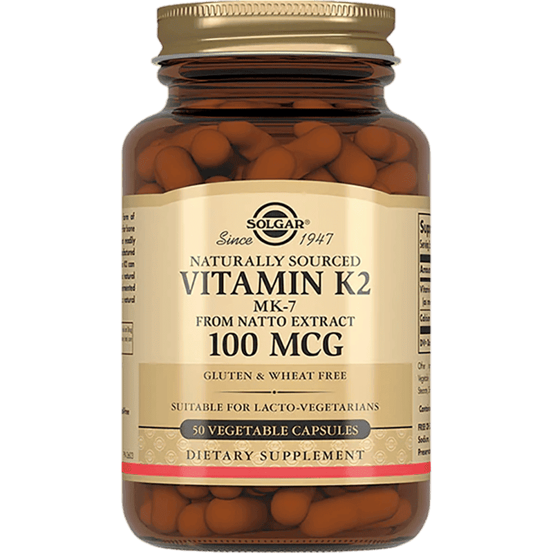 Solgar Təbii vitamin K2, 100 mq 50 əd thumbnail