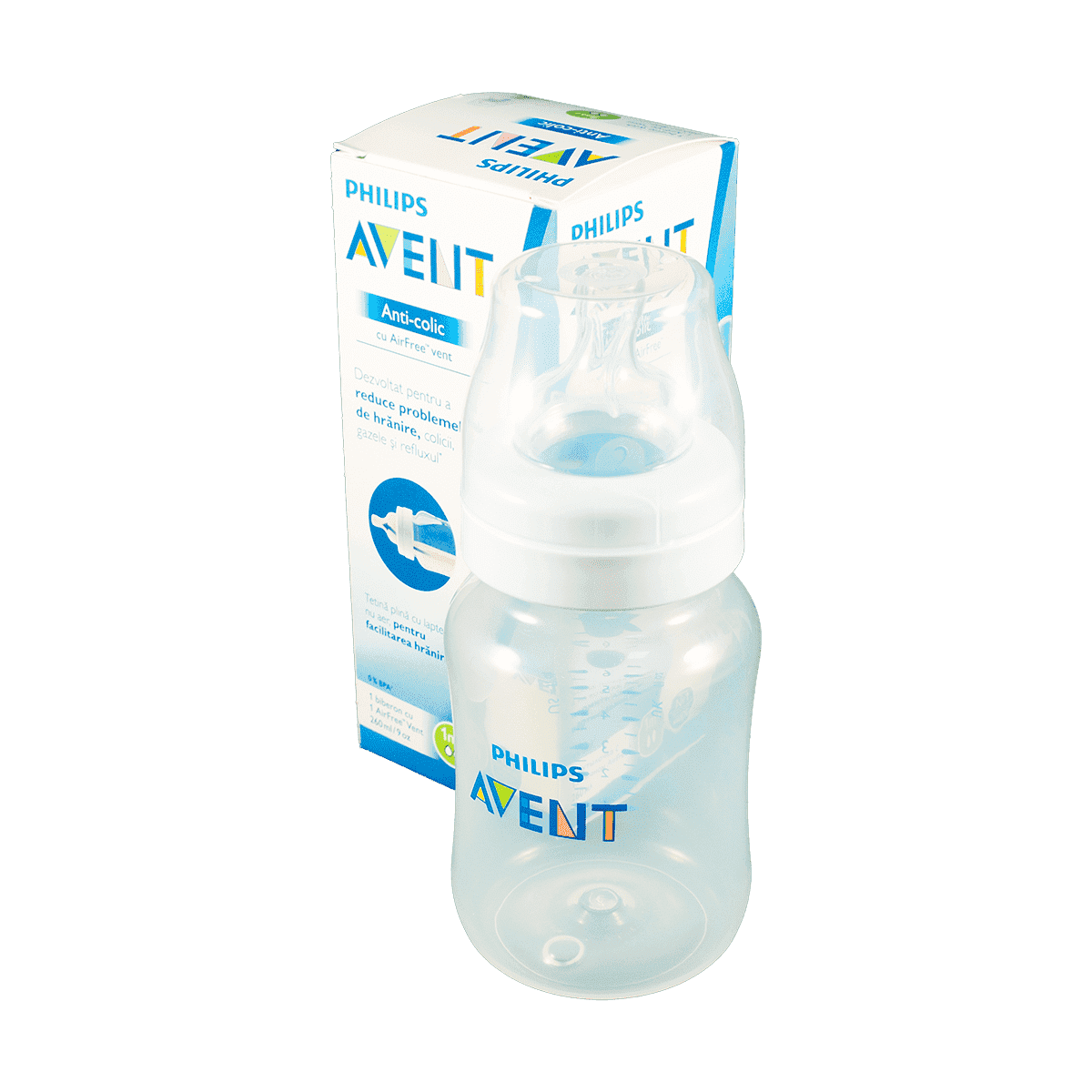 Anti-Colic Airfree qida butulkasi 260 ml thumbnail