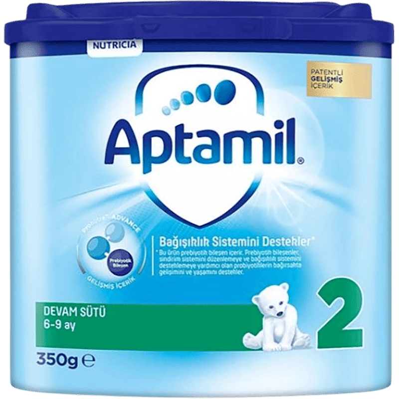 Uşaq qidası Aptamil-2 süd, immunofortis, prebiotiklər 350 q thumbnail