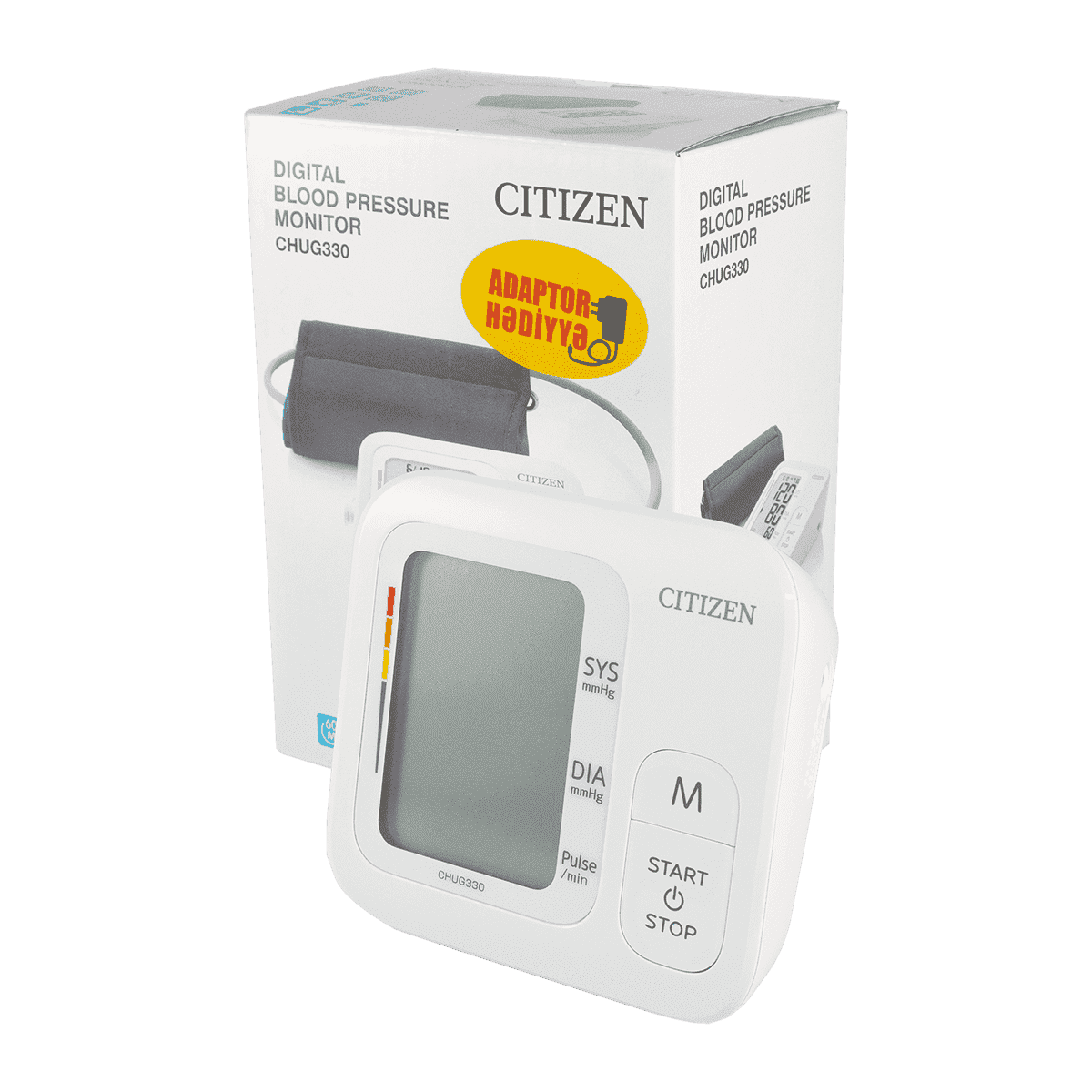 Elektron tonometr Citizen CHUG 330 adaptor ilə thumbnail