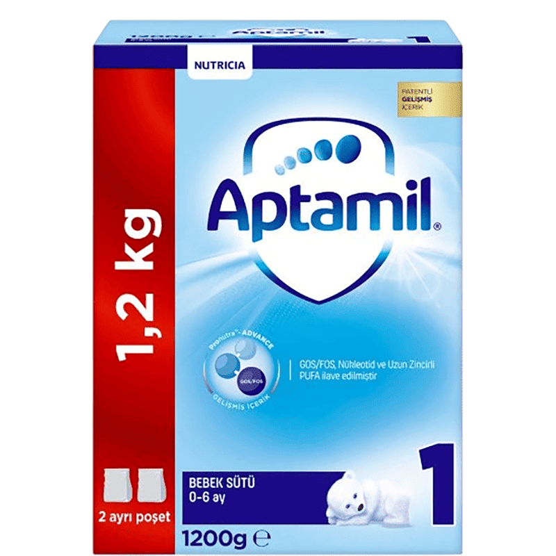 Uşaq qidası Aptamil-1 DHA Pronutra Advance 1200 q thumbnail