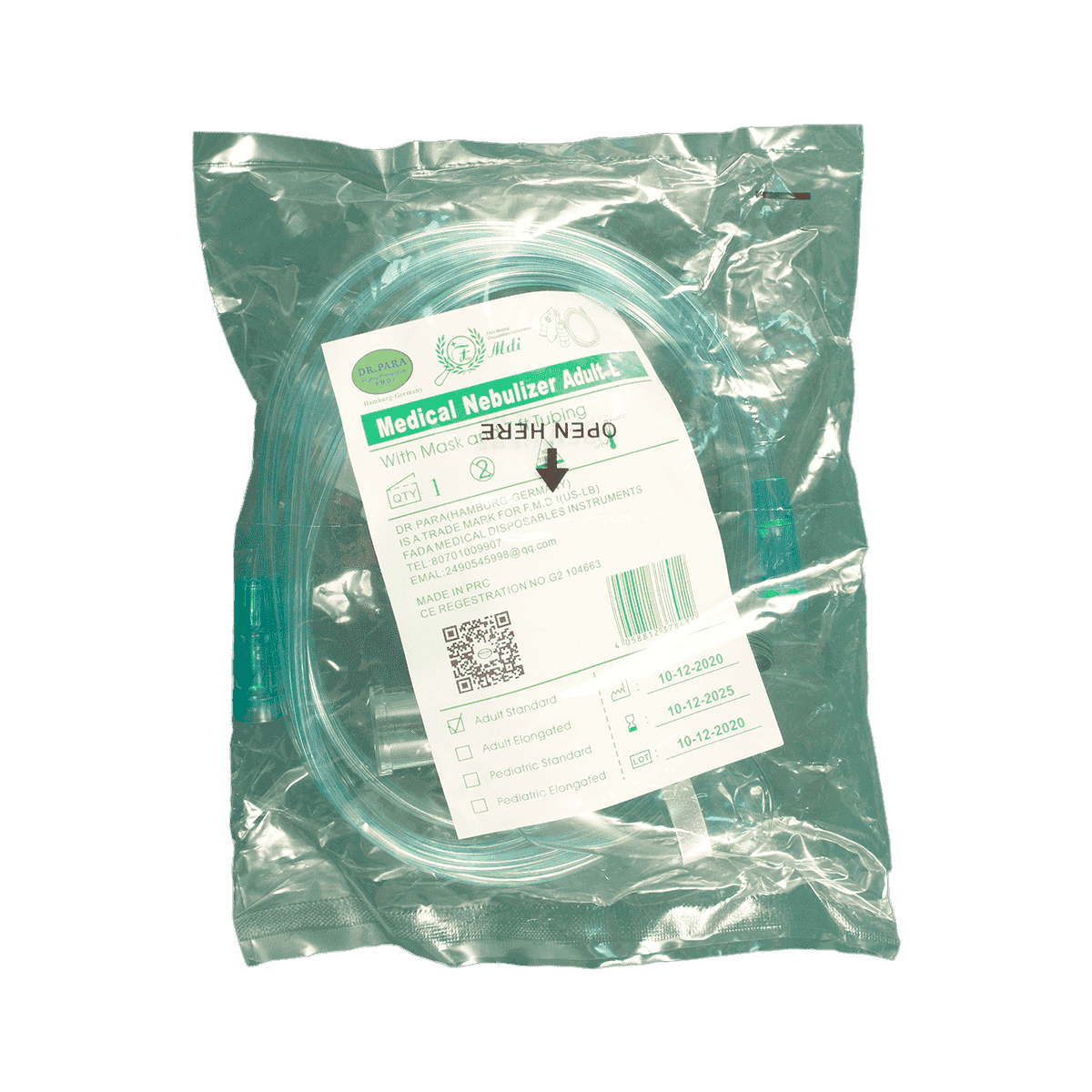 Nebulizer üçün mask böyüklər üçün L thumbnail