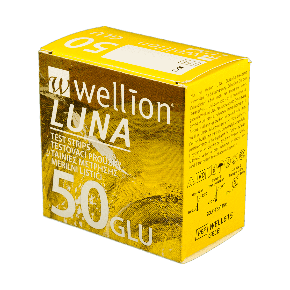Qlükometr üçün strip Wellion Luna 50 əd thumbnail