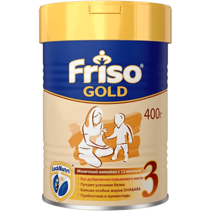 Uşaq qidası Friso-3 Gold palma yağı olmayan 400 q thumbnail