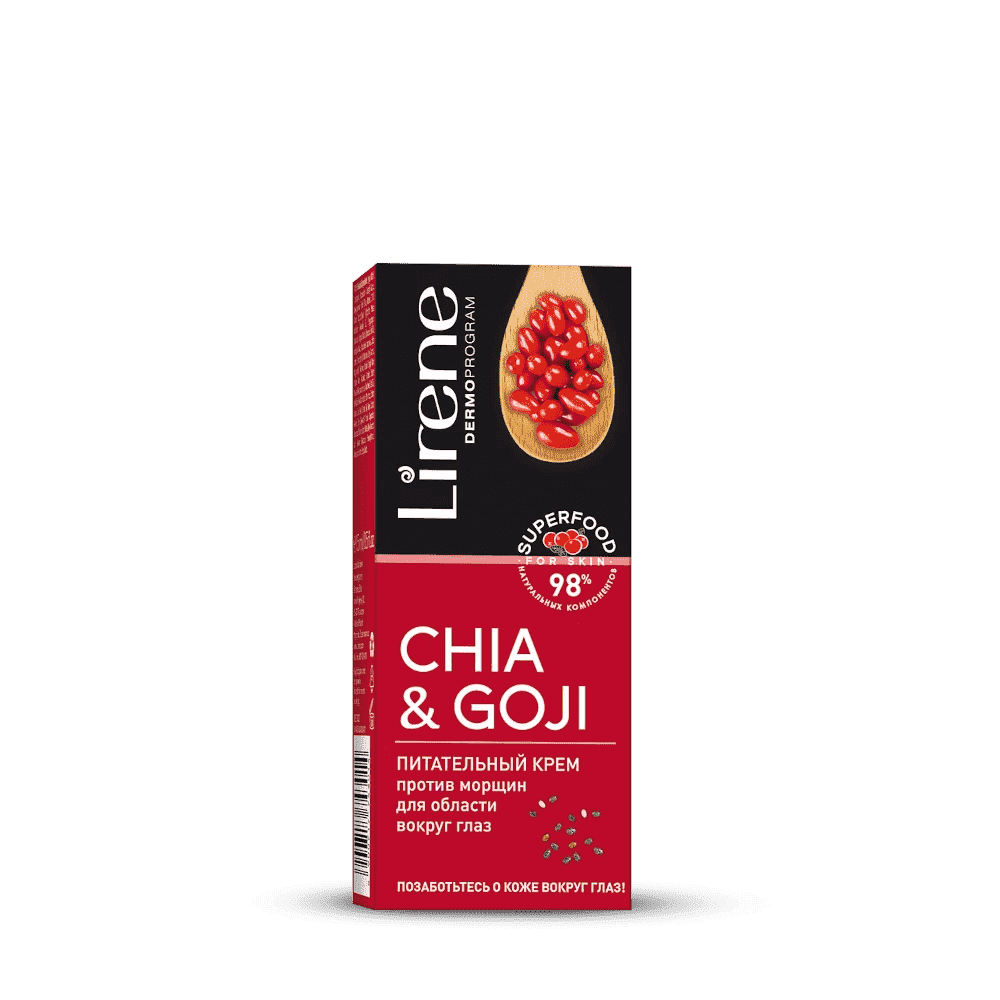 Lirene Superfood Chia&Goji   krem-gel göz ətrafı dəri üçün 15ml thumbnail