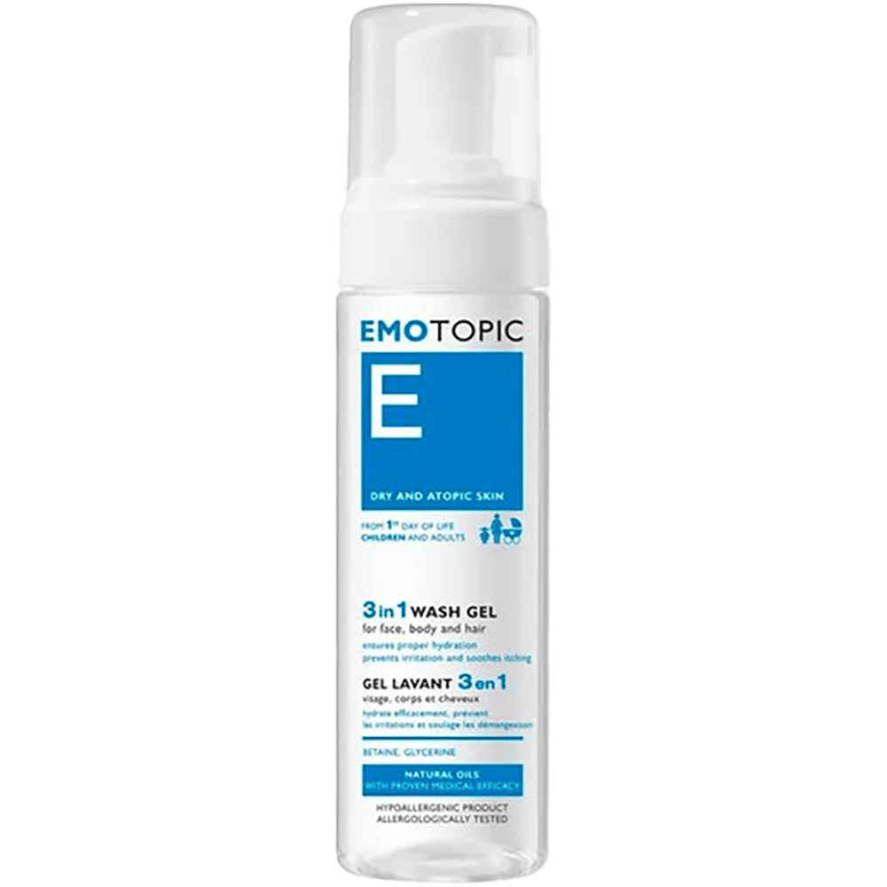 E-Emotopic Baş dərisi və saç üçün fizioloji nəmləndirici şampun 200 ml  thumbnail