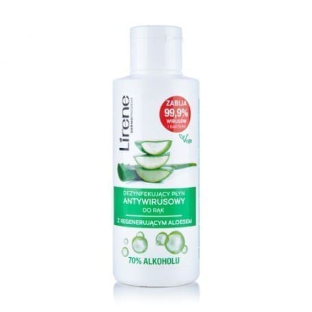 dezinfeksiyaedici antivirus nəmləndirici mayesi 70% aloe 125ml thumbnail