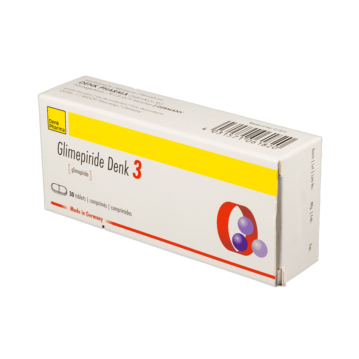 Glimepiride-Denk 3 mq 30 əd thumbnail
