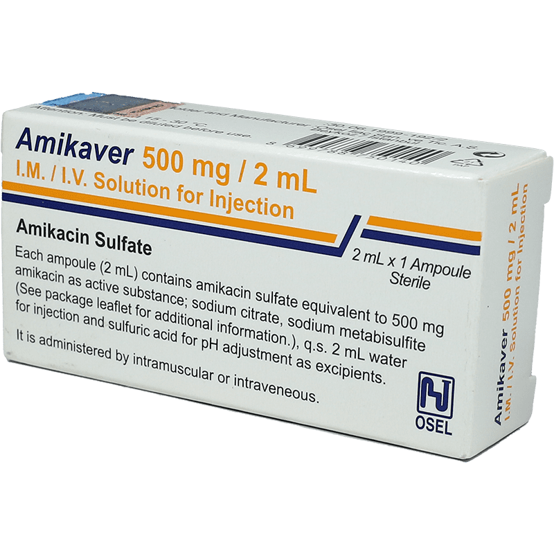 Amikaver 500 mg. 2 ml. 1 əd. thumbnail