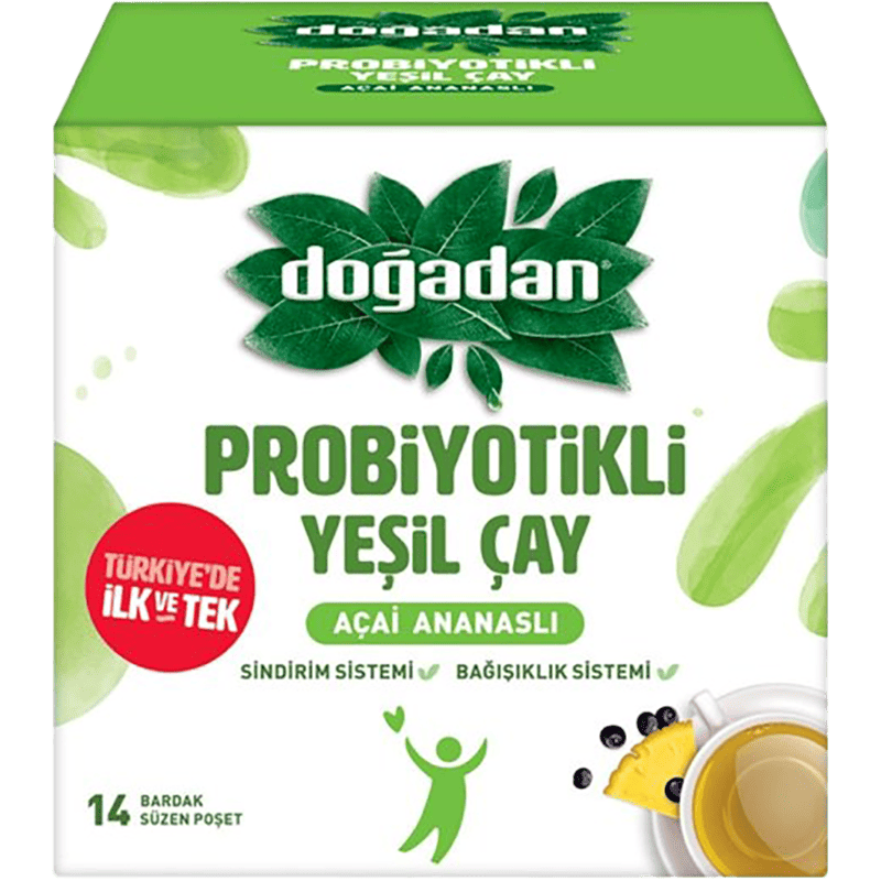 Doğadan yaşıl çay probiotik ilə 14 əd thumbnail