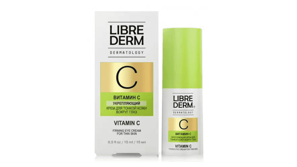 Dermatoloji Vitamin C göz ətrafındakı nazik dəri üçün möhkəmlədici krem ​​15 ml thumbnail
