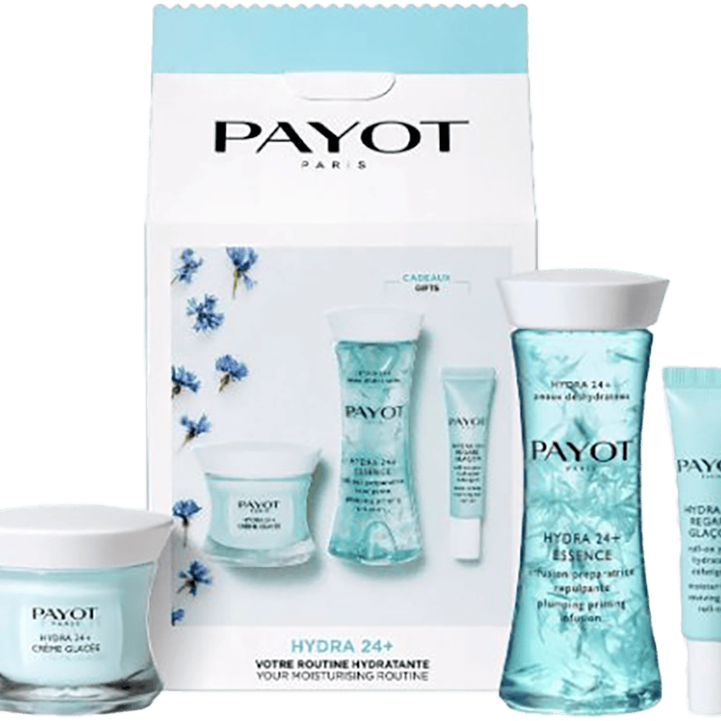 Hydra24+ quru və normal dəri üçün dəstəsı: nəmləndirici krem 50 ml, essensiya 125 ml, gözətrafı dəri üçün krem 15ml thumbnail